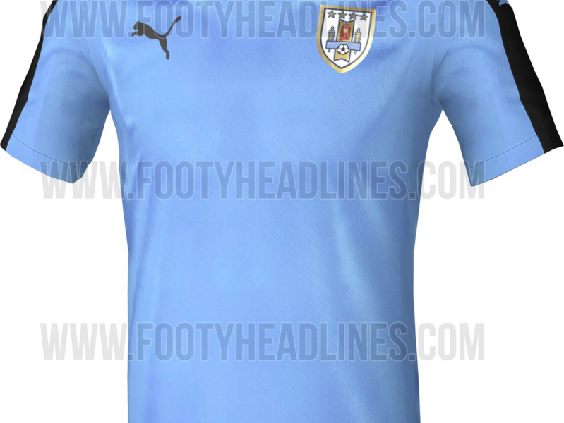 Maillot Uruguay Domicile 2014/2015 – Taille XXL, Manches Longues PUMA – Occasion Rare