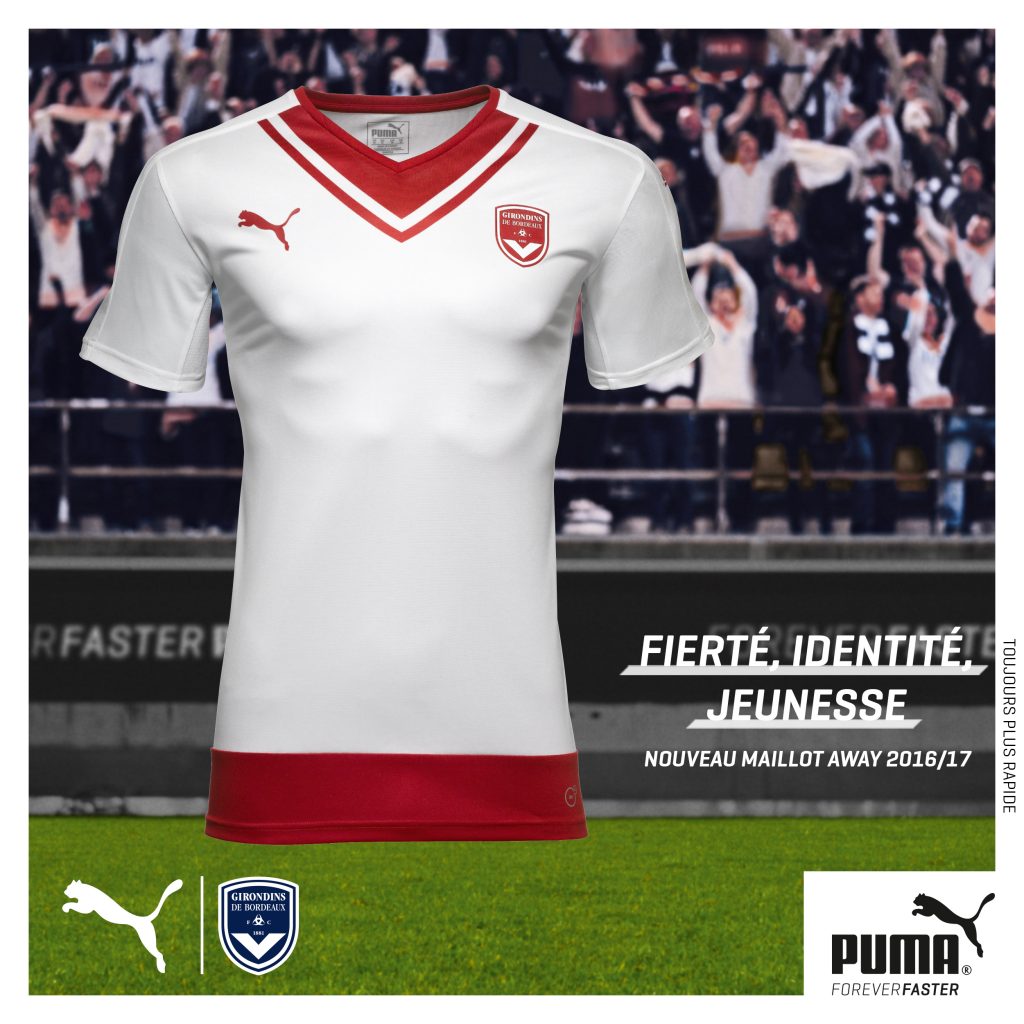 Maillot De Football Girondins De Bordeaux – PUMA Homme Taille XL – Occasion Très Bon État