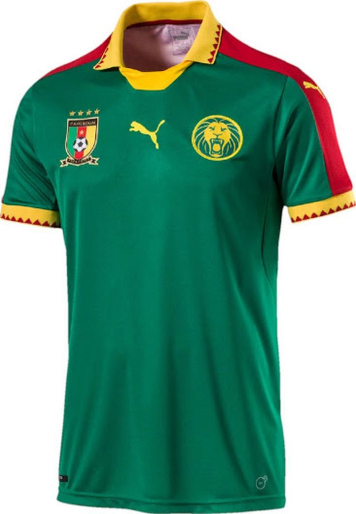 La gamme complète du Cameroun pour la CAN 2017 (maillot et training