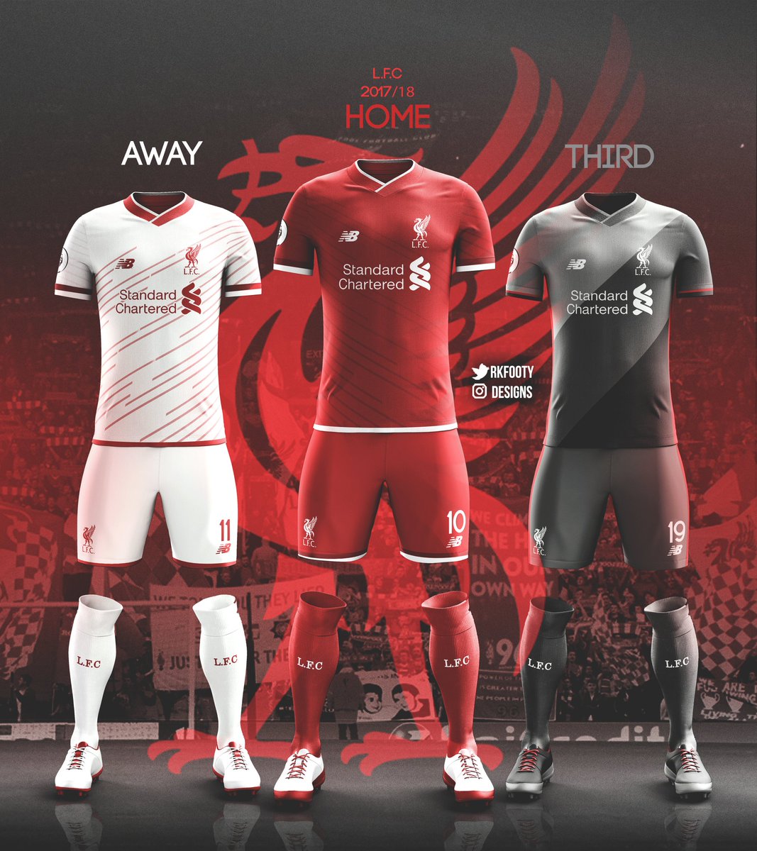 Nouveau maillot: Liverpool a 125 ans et fête son Kit 2017-2018