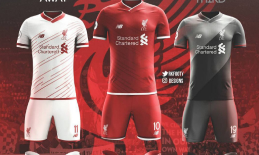 Liverpool Home Maillot de foot 2016 - 2017. Sponsored by Standard Chartered