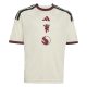 Maillot third Manchester United 2026/27 adidas, crème avec finitions bordeaux et vert